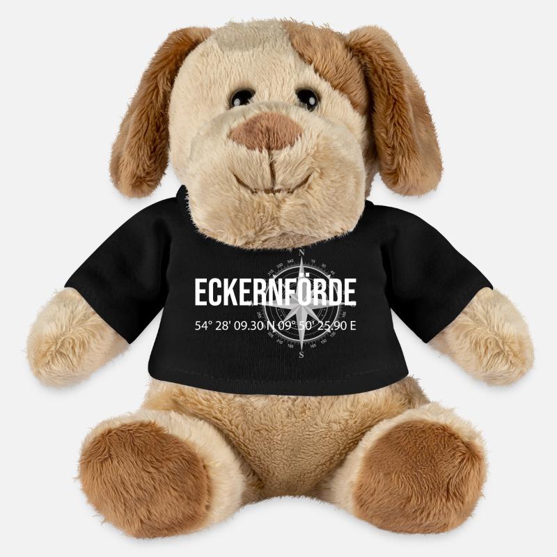 Koordinaten Eckernförde - MiniFeet® Hund Helge - Schwarz