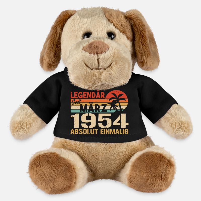 Legendär Seit März 1954 - Absolut Einmalig - MiniFeet® Hund Helge - Schwarz
