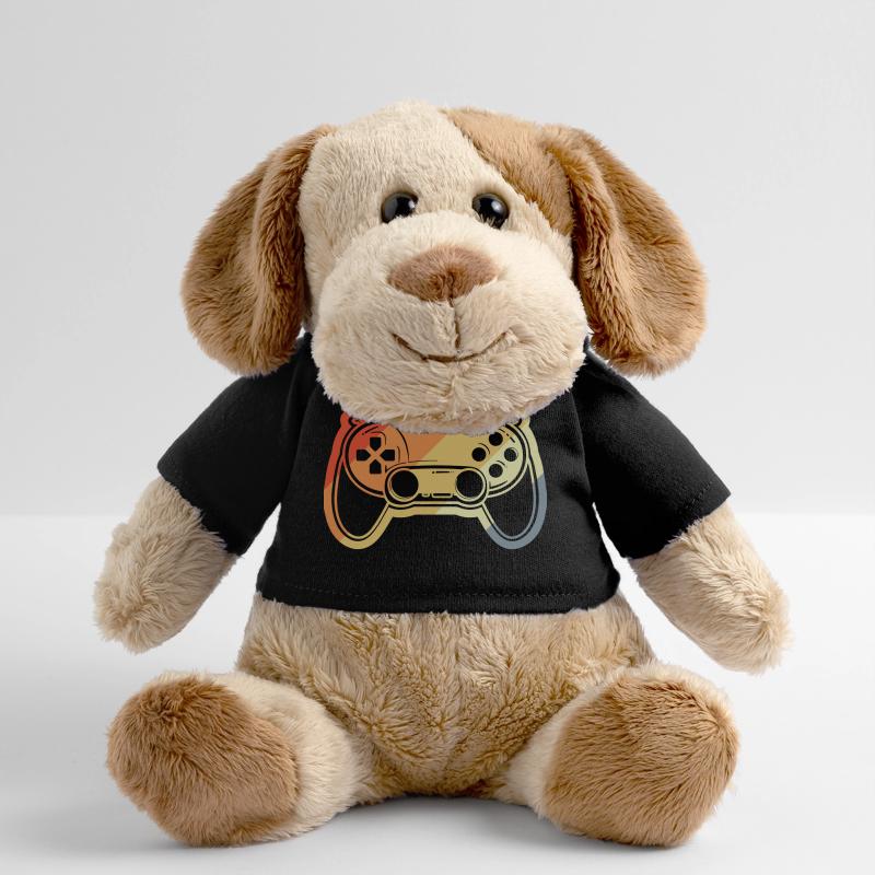 Dessin de manette de jeu vintage Chien en peluche Helge MiniFeet®