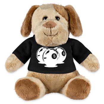 Billiard Balls Drawing - MiniFeet® Dog Helge - black - Front
