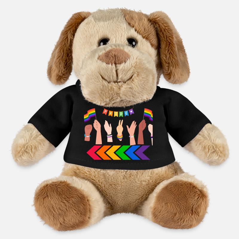 Pride Finger - MiniFeet® Dog Helge - black