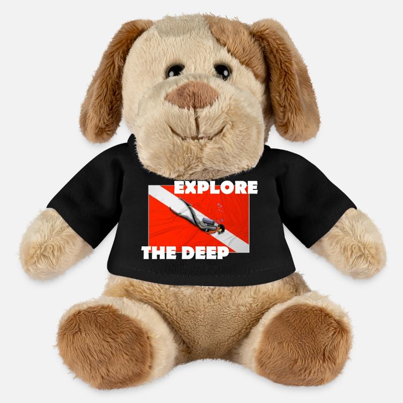 EXPLORE THE DEEP - MiniFeet® Dog Helge - black