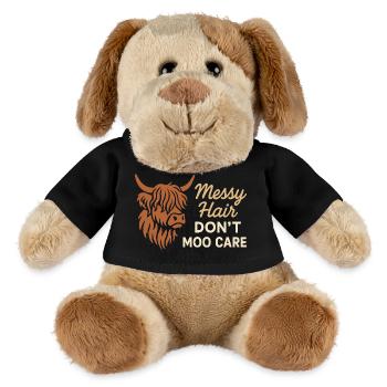 Highland Cow Rustic Animal Cute - MiniFeet® Dog Helge - black - Front