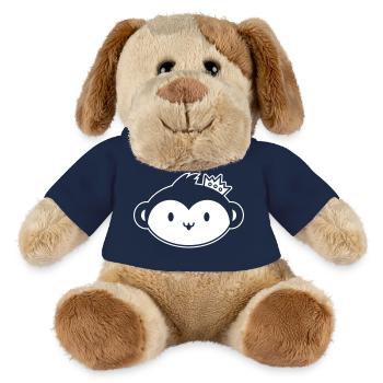 Monkey Crown – Cute Monkey Head with Crown - MiniFeet® Dog Helge - french navy - Front
