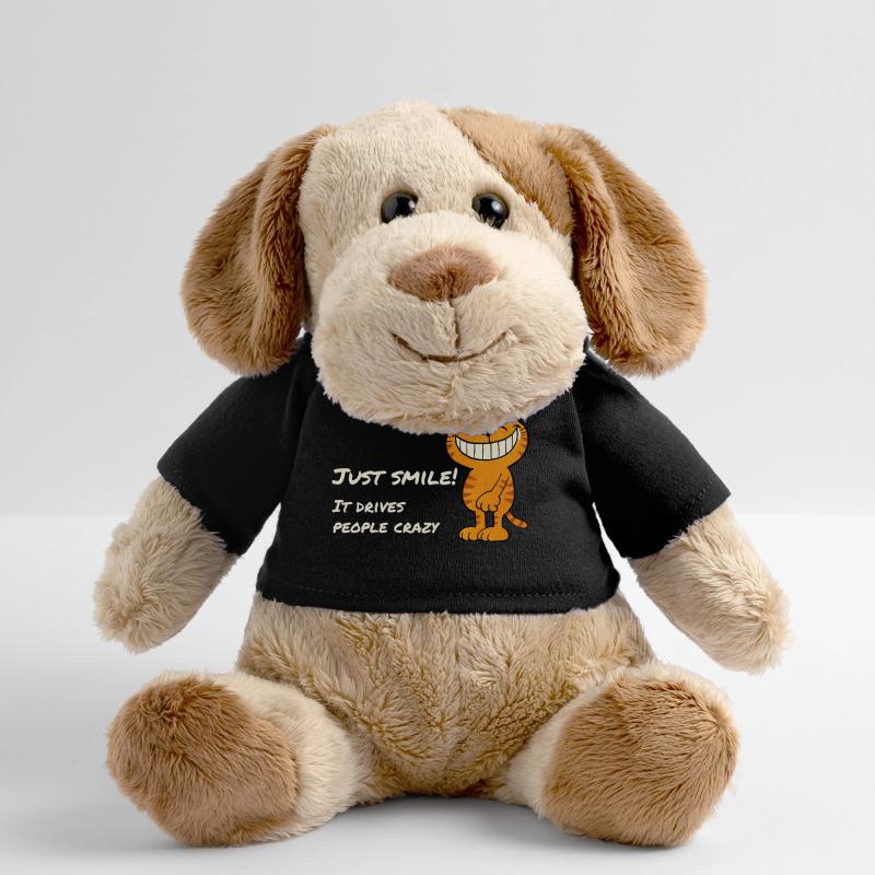 Juste sourire – chat souriant espiègle qui dit Chien en peluche Helge MiniFeet®