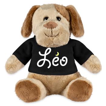 Léo - Chien en peluche Helge MiniFeet® - noir - Devant