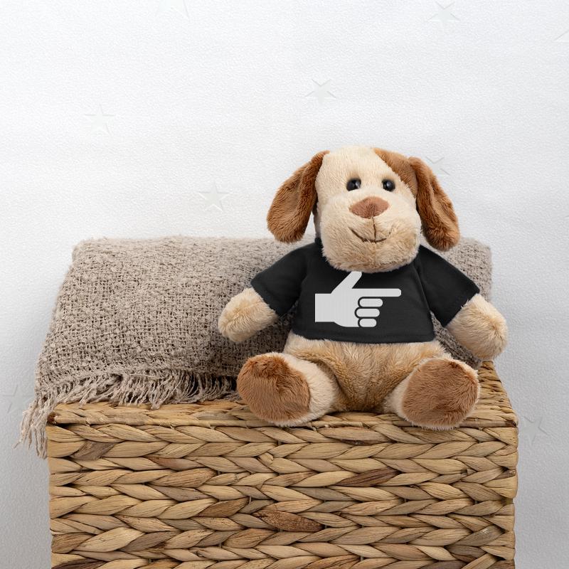 Hand, index finger, pointer MiniFeet® Dog Helge