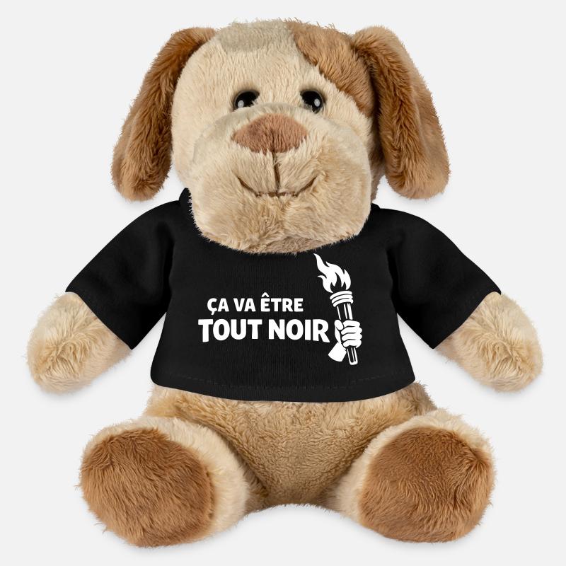 Es wird ganz schwarz sein - MiniFeet® Hund Helge - Schwarz