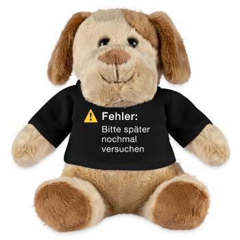 Fehler: Bitte noch einmal versuchen Informatik - MiniFeet® Hund Helge - Schwarz - Vorne