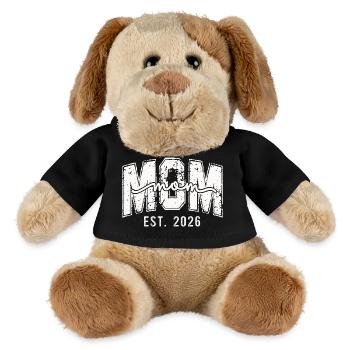 Mama Est. 2026 Design - MiniFeet® Hund Helge - Schwarz - Vorne