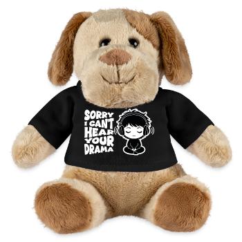 No Drama Casque Audio Manga Relatable - Chien en peluche Helge MiniFeet® - noir - Devant