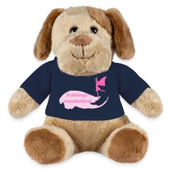 Frühlingswunderkind Wortschätze vergessene Wörter - MiniFeet® Hund Helge - French Navy - Vorne