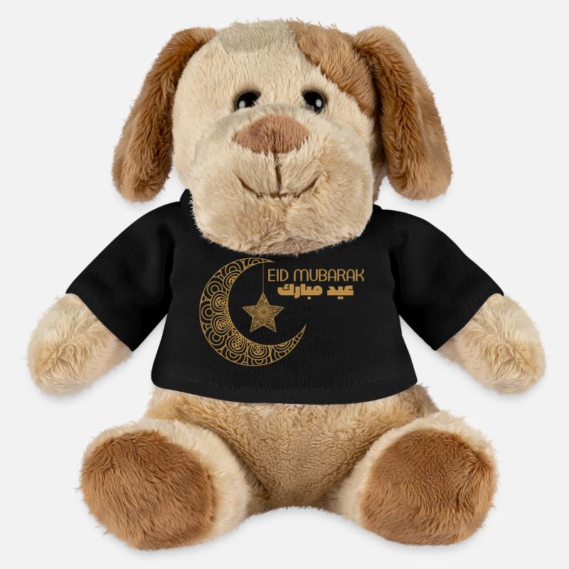 eid mobarak - Chien en peluche Helge MiniFeet® - noir