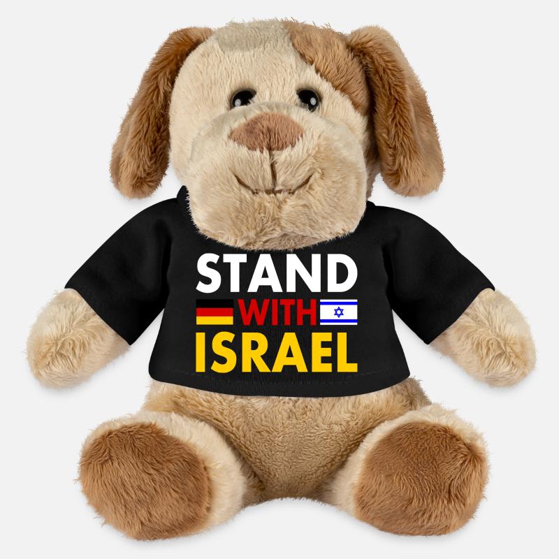 Stand with israel - MiniFeet® Hund Helge - Schwarz