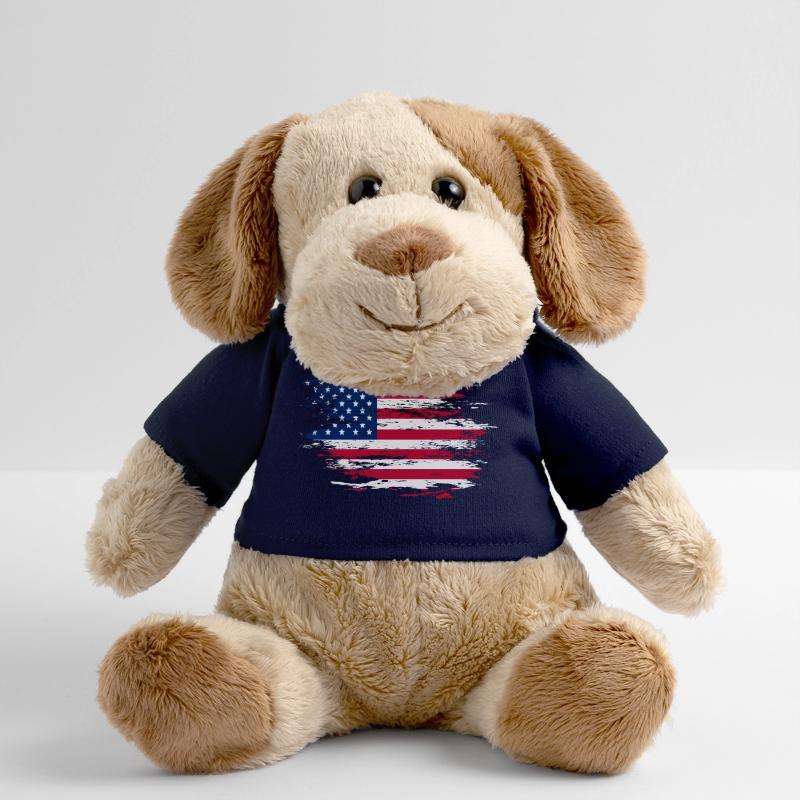 Drapeau des États-Unis utilisé Chien en peluche Helge MiniFeet®