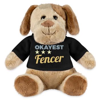 Average fencer - MiniFeet® Dog Helge - black - Front