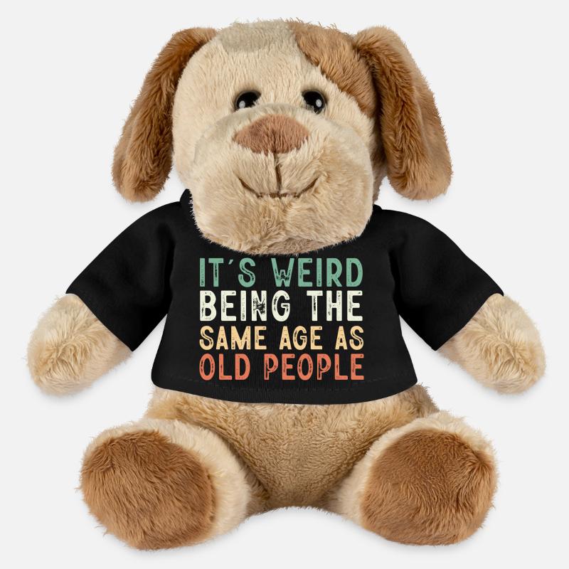 It's Weird Being The Same Age As Old People - MiniFeet® Hund Helge - Schwarz