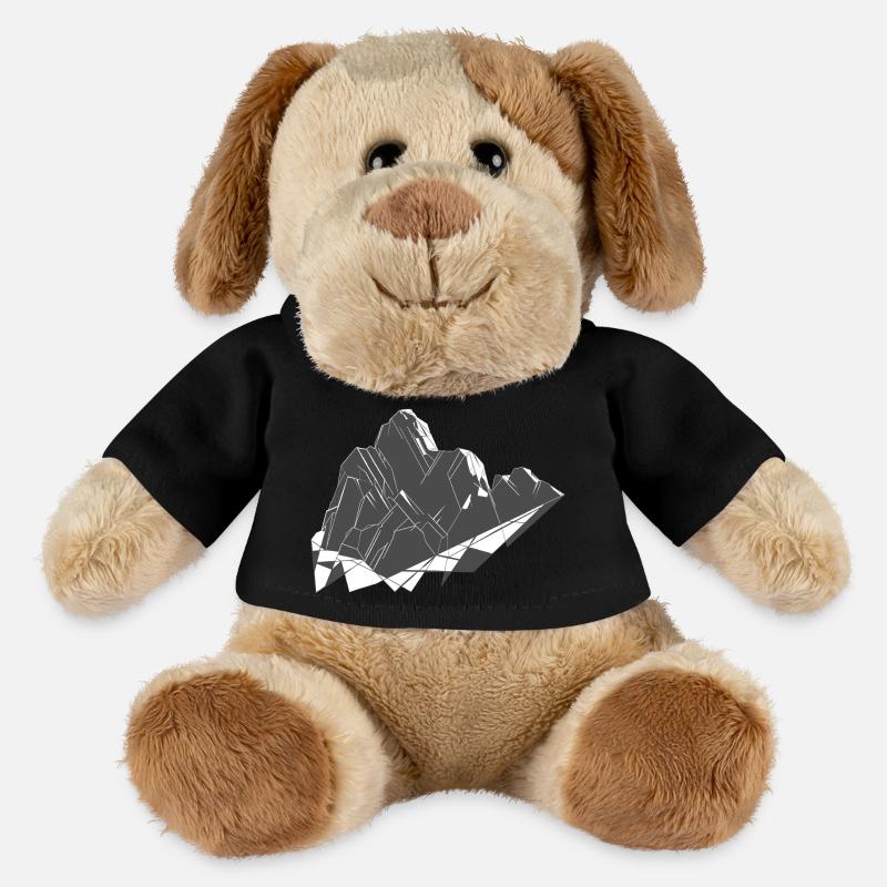 Moucherolle - Chien en peluche Helge MiniFeet® - noir