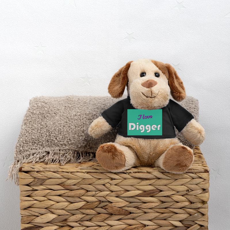J’adore Digger Chien en peluche Helge MiniFeet®