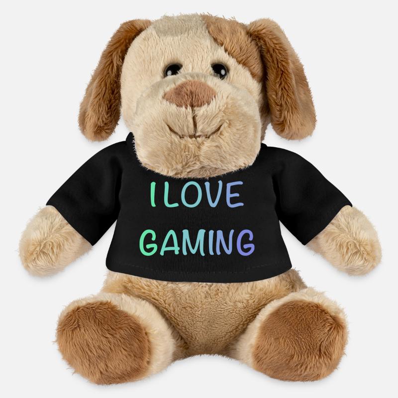 I Love Gaming - MiniFeet® Dog Helge - black