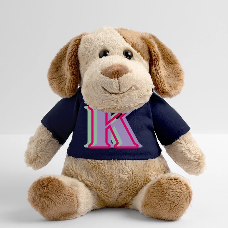 Lettre k multicolore Chien en peluche Helge MiniFeet®