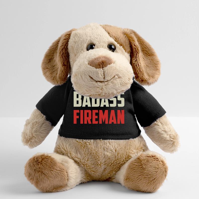 Pompier combattant dur à cuire Chien en peluche Helge MiniFeet®