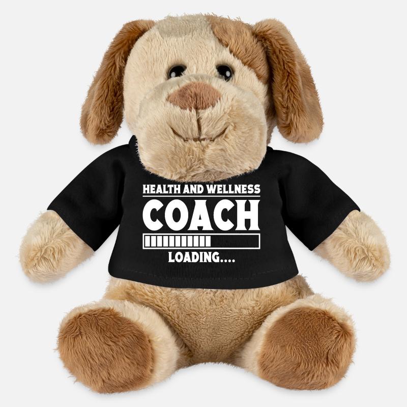 Powerlifting Bodybuilder Wellness Coach Loading - MiniFeet® Hund Helge - Schwarz