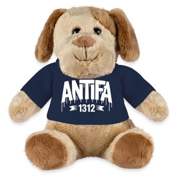 Antifa 1312 - Antifa Tee - MiniFeet® Dog Helge - french navy - Front