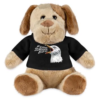 FEHMARN SEHNSUCHT NACH DEM MEER Lustiges - MiniFeet® Hund Helge - Schwarz - Vorne