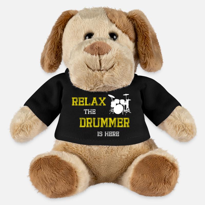 Relax Drummer - MiniFeet® Dog Helge - black
