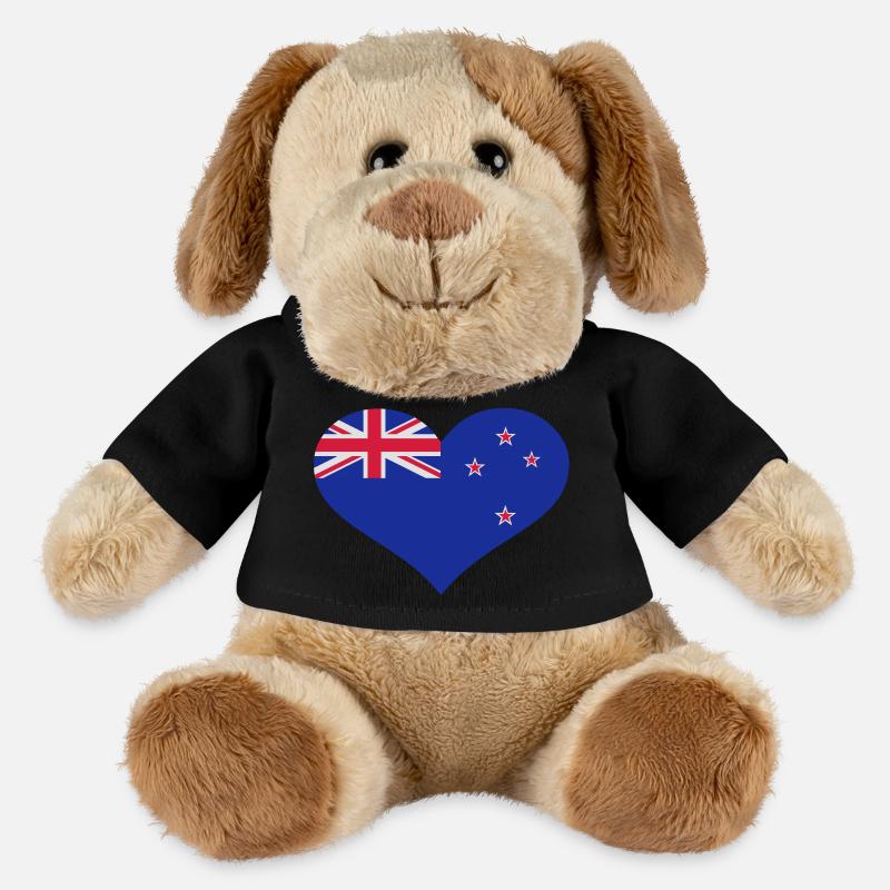 Neuseeland - MiniFeet® Hund Helge - Schwarz