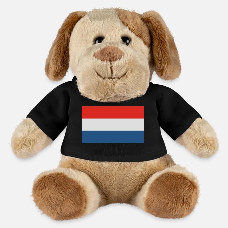 Holland Fahne - MiniFeet® Hund Helge - Schwarz