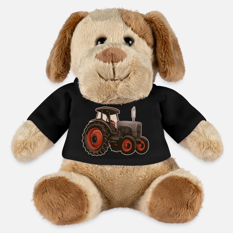 Old tractor - MiniFeet® Dog Helge - black