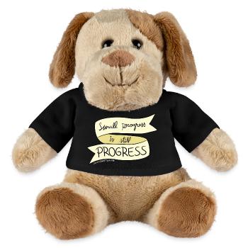 Small progress is PROGRESS - MiniFeet® Dog Helge - black - Front