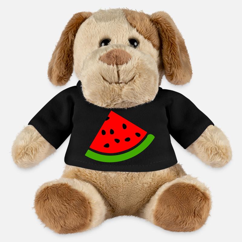 Wassermelone Melone - MiniFeet® Hund Helge - Schwarz