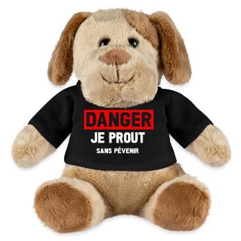 Danger Prout ohne Vorwarnung - MiniFeet® Hund Helge - Schwarz - Vorne