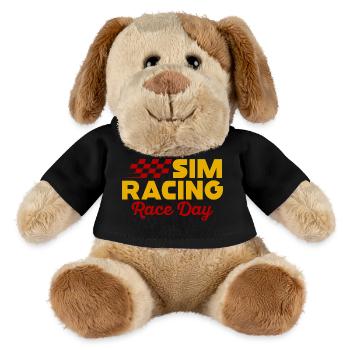 Sim Racing Race Day - MiniFeet® Dog Helge - black - Front