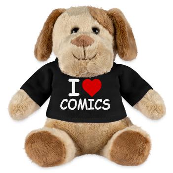 I Love Comics - Retro Bold - MiniFeet® Hund Helge - Schwarz - Vorne