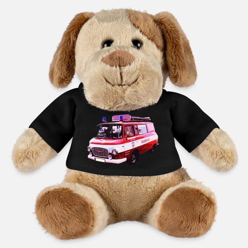 Barkas B1000 Feuerwehr - MiniFeet® Hund Helge - Schwarz