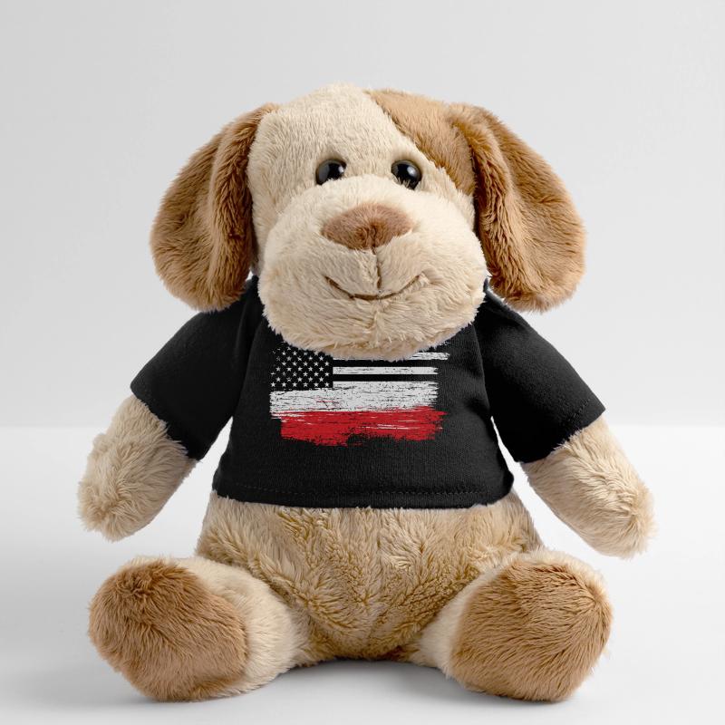 Drapeau américain brossé Art Chien en peluche Helge MiniFeet®