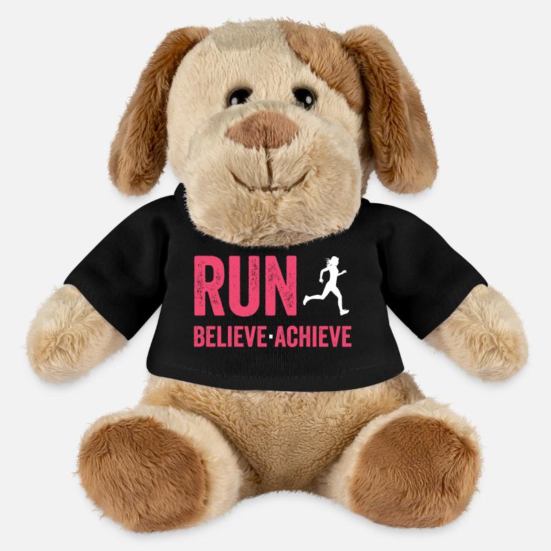 Marathon - Laufen. Glauben. Erreichen. - MiniFeet® Hund Helge - Schwarz