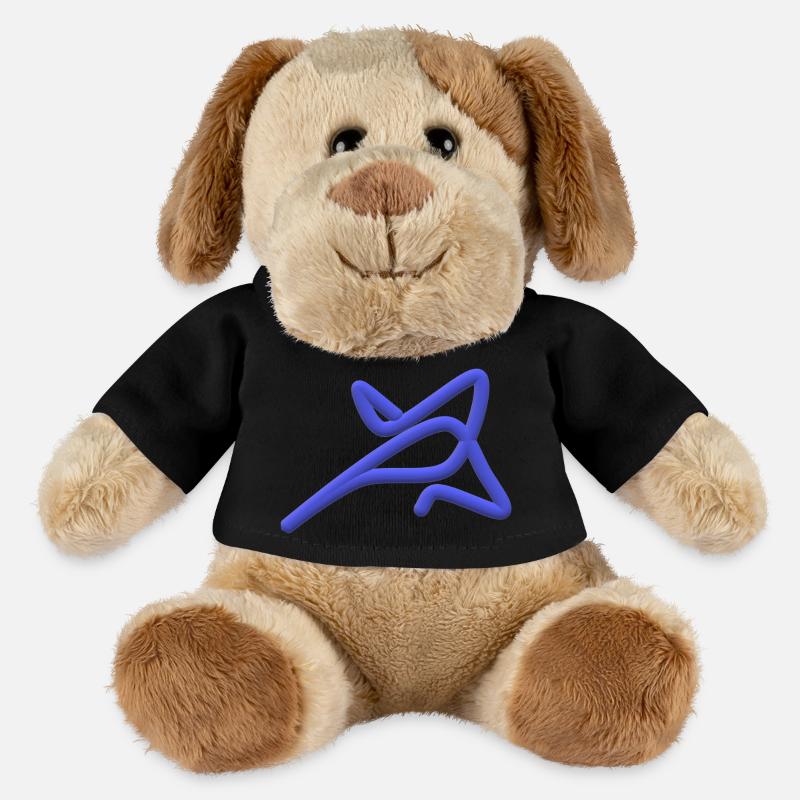Griffonner - Chien en peluche Helge MiniFeet® - noir