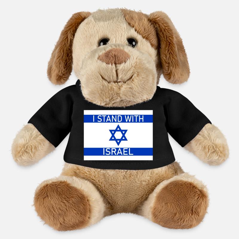 I STAND WITH - MiniFeet® Dog Helge - black