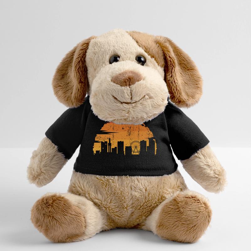 Silhouette d’horizon du coucher de soleil Chien en peluche Helge MiniFeet®