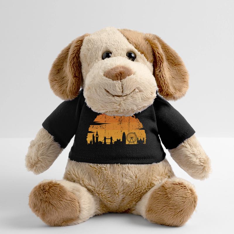 Coucher de soleil Silhouette de l’horizon de Londres Chien en peluche Helge MiniFeet®