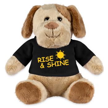 S’ÉLEVER ET BRILLER - Chien en peluche Helge MiniFeet® - noir - Devant