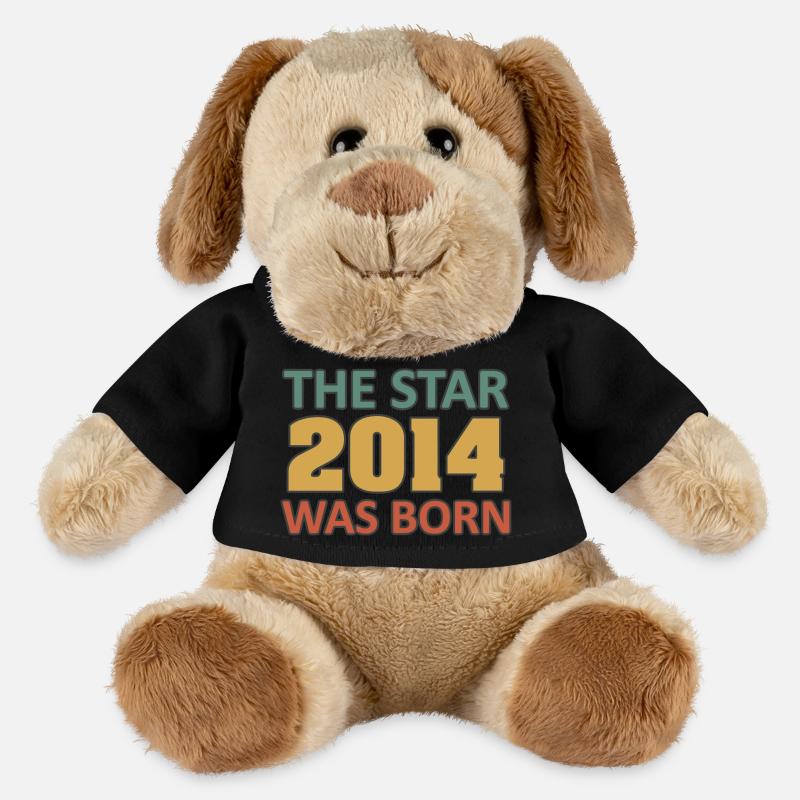 10. Geburtstag 2014. The Star 2014 was born - MiniFeet® Hund Helge - Schwarz