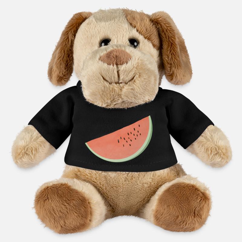 Pastèque - Chien en peluche Helge MiniFeet® - noir
