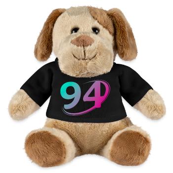 Number 94 multicolor - MiniFeet® Dog Helge - black - Front