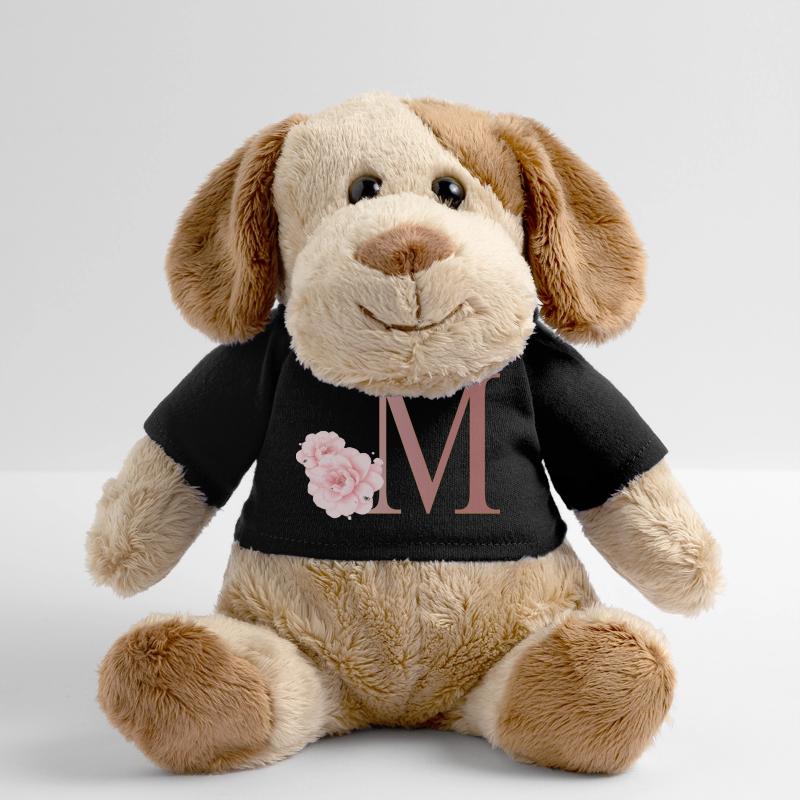 Buchstabe M mit Blumen MiniFeet® Hund Helge